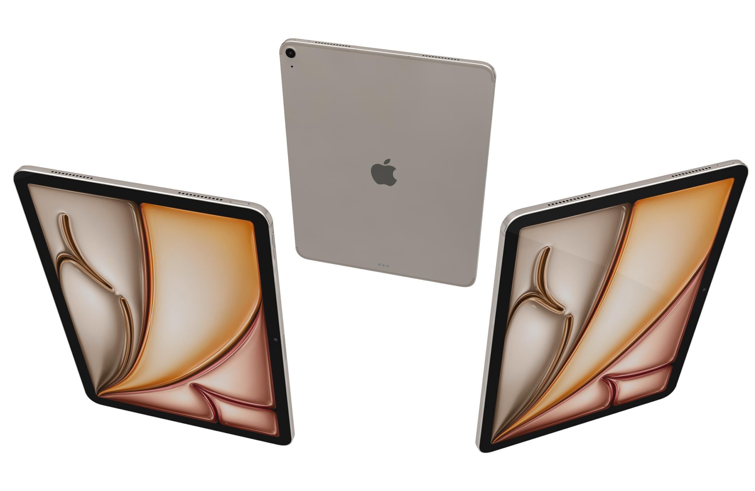 Apple iPad Air M3 13-inch 2025 All Colors 3D model_2