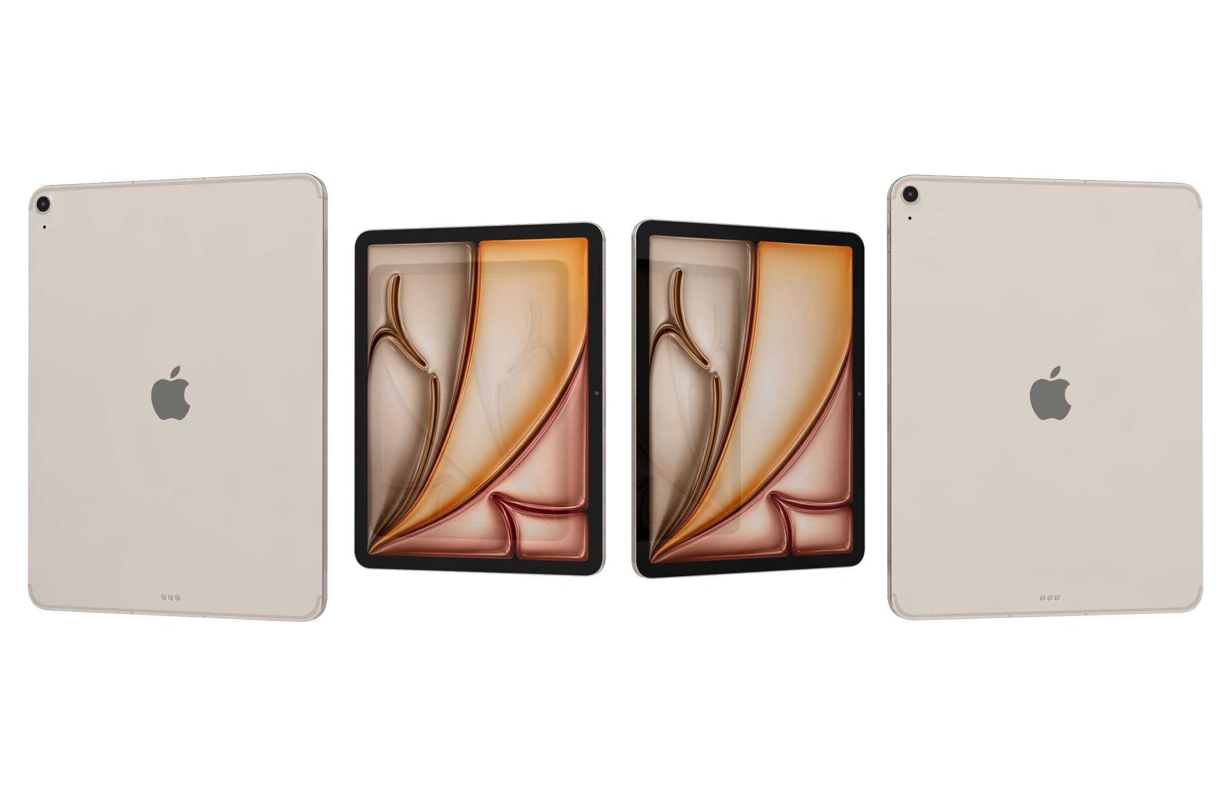 Apple iPad Air M3 13-inch 2025 All Colors 3D model_4