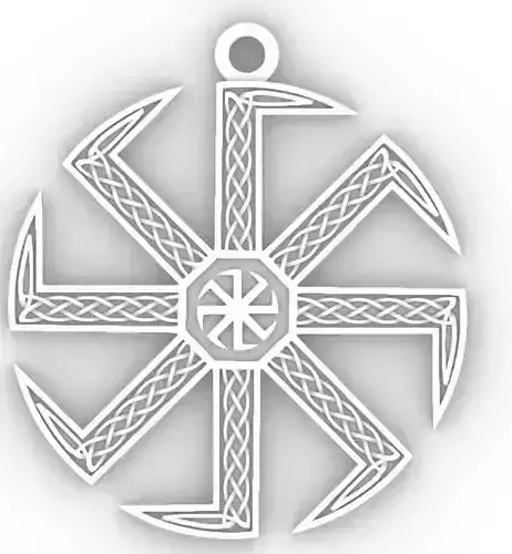 Kolovrat Slavic Pendant