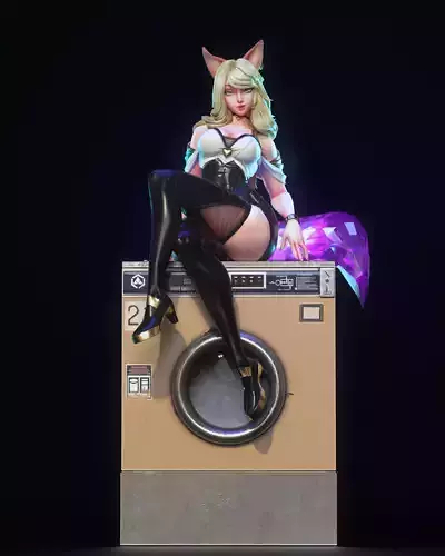 Ahri League of Legends 3D print model