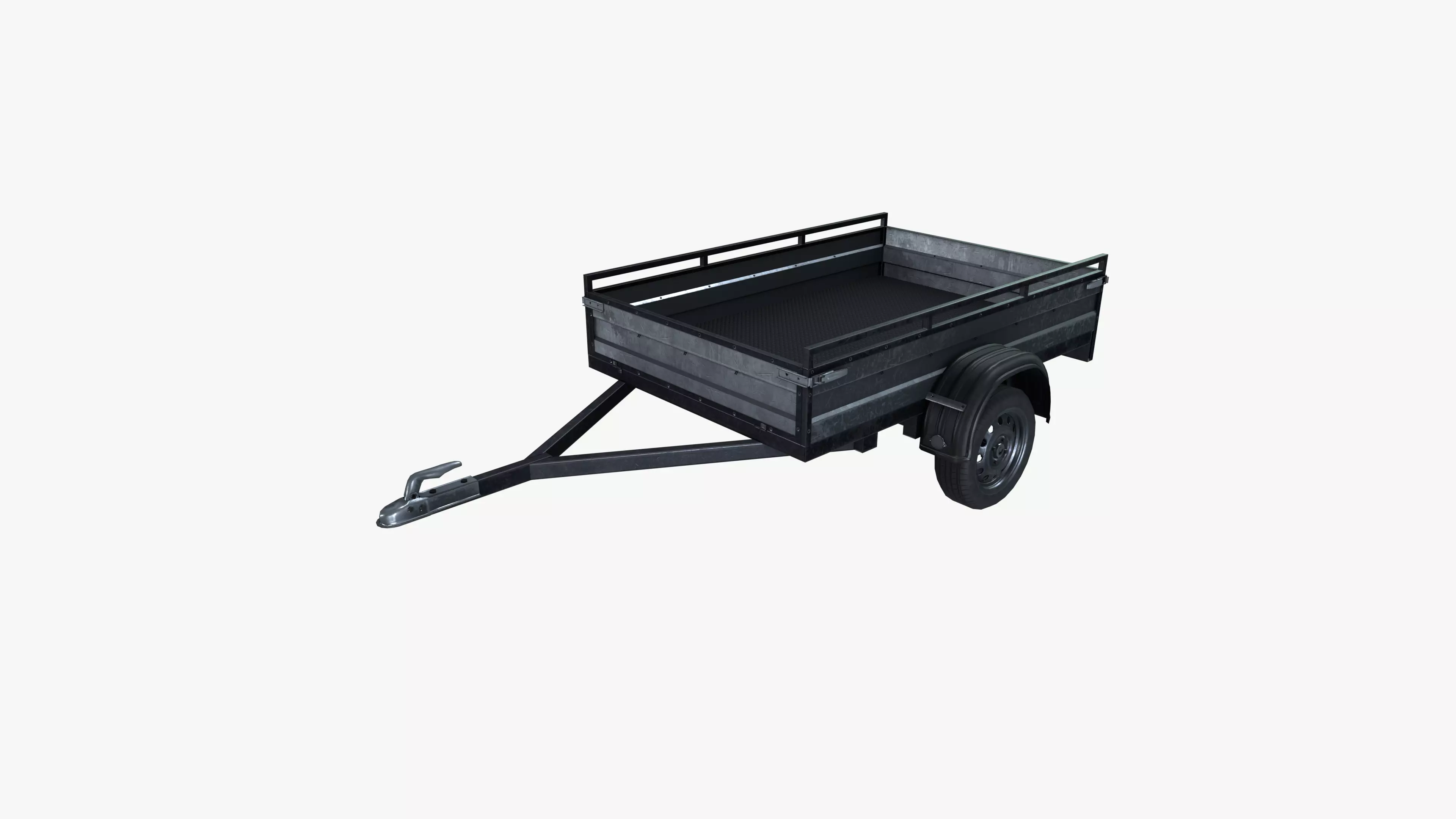 Car Trailer 3D model