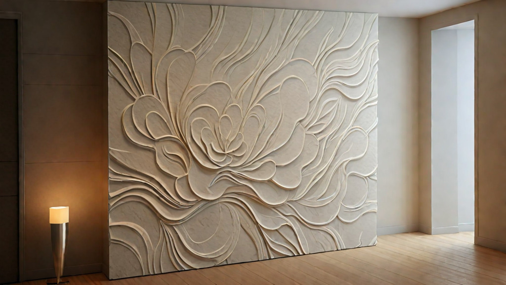 modern panel wall decor set relief stl mural CNC 189 3D model_6