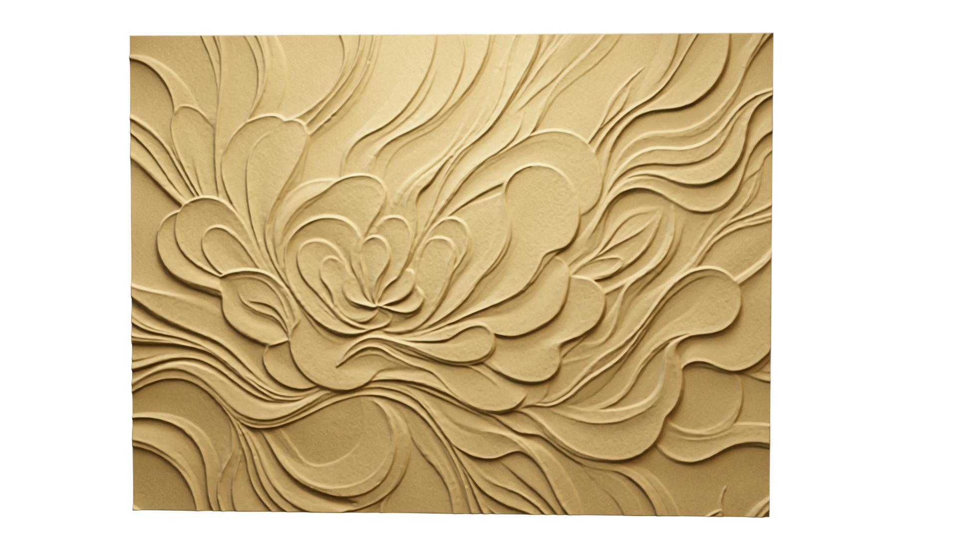 modern panel wall decor set relief stl mural CNC 189 3D model_2