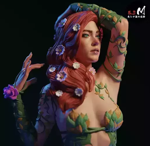 Poison Ivy  CHARACTER BY ESM  3D print model