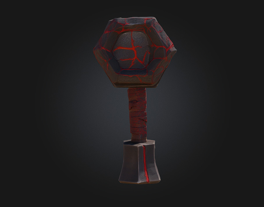 Mythic Battle Axe 3D model_3