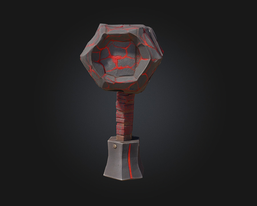 Mythic Battle Axe 3D model_7