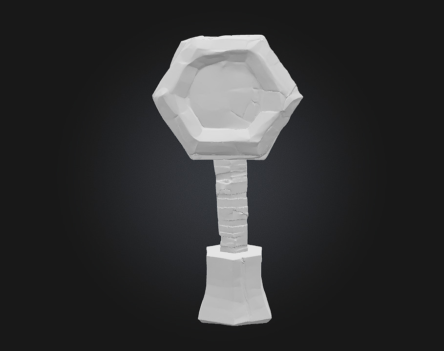 Mythic Battle Axe 3D model_8