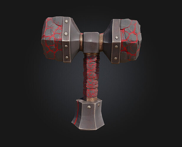 Mythic Battle Axe 3D model