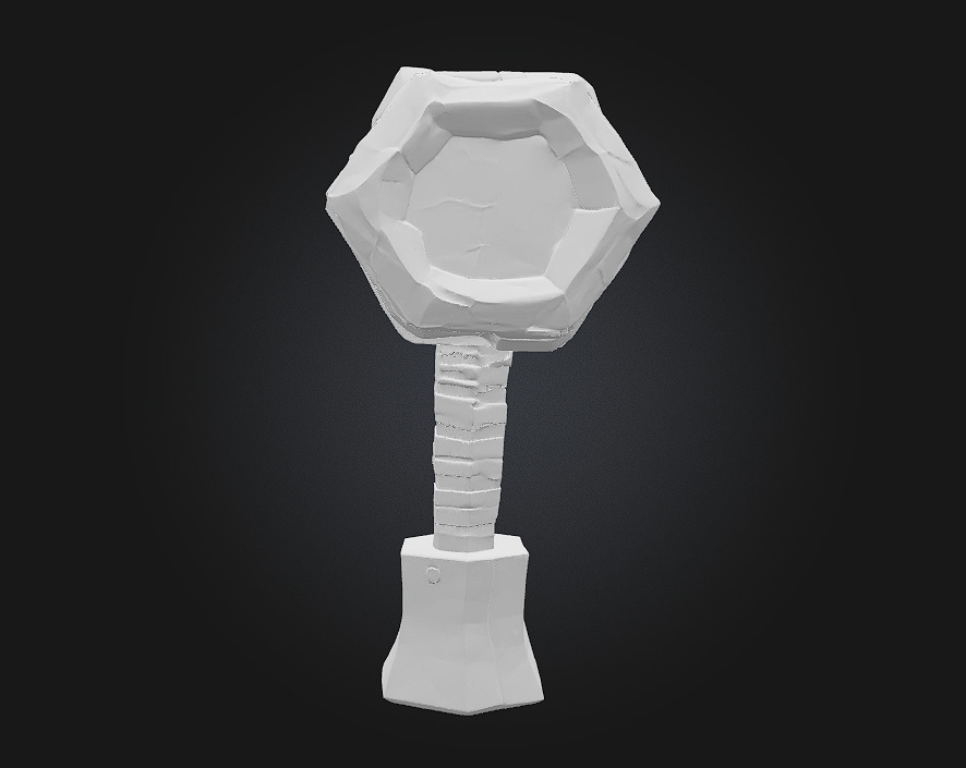 Mythic Battle Axe 3D model_6