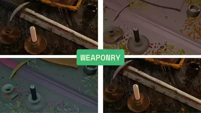 Medieval Sword Prop Full Scene