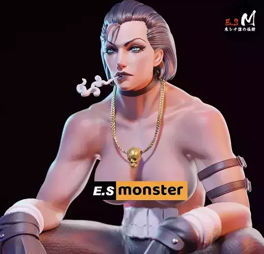Punisher  Female with NSFW BY ESM 3D print model