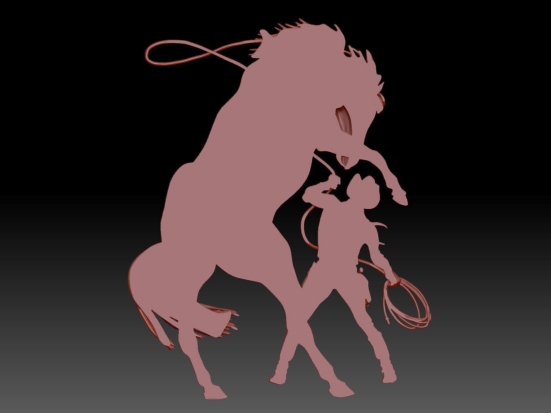 Cowboy 3D print model_2