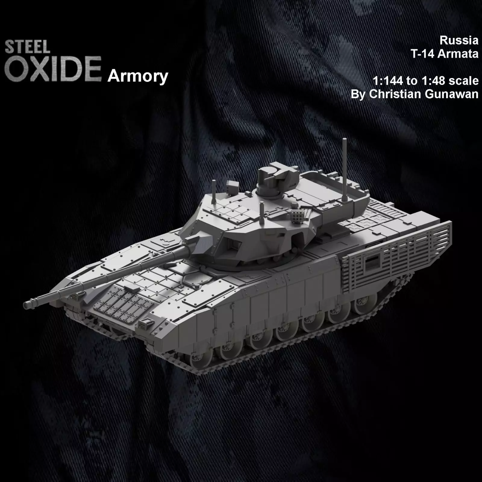 Russian T-14 Armata for 3D printing 3D print model_0