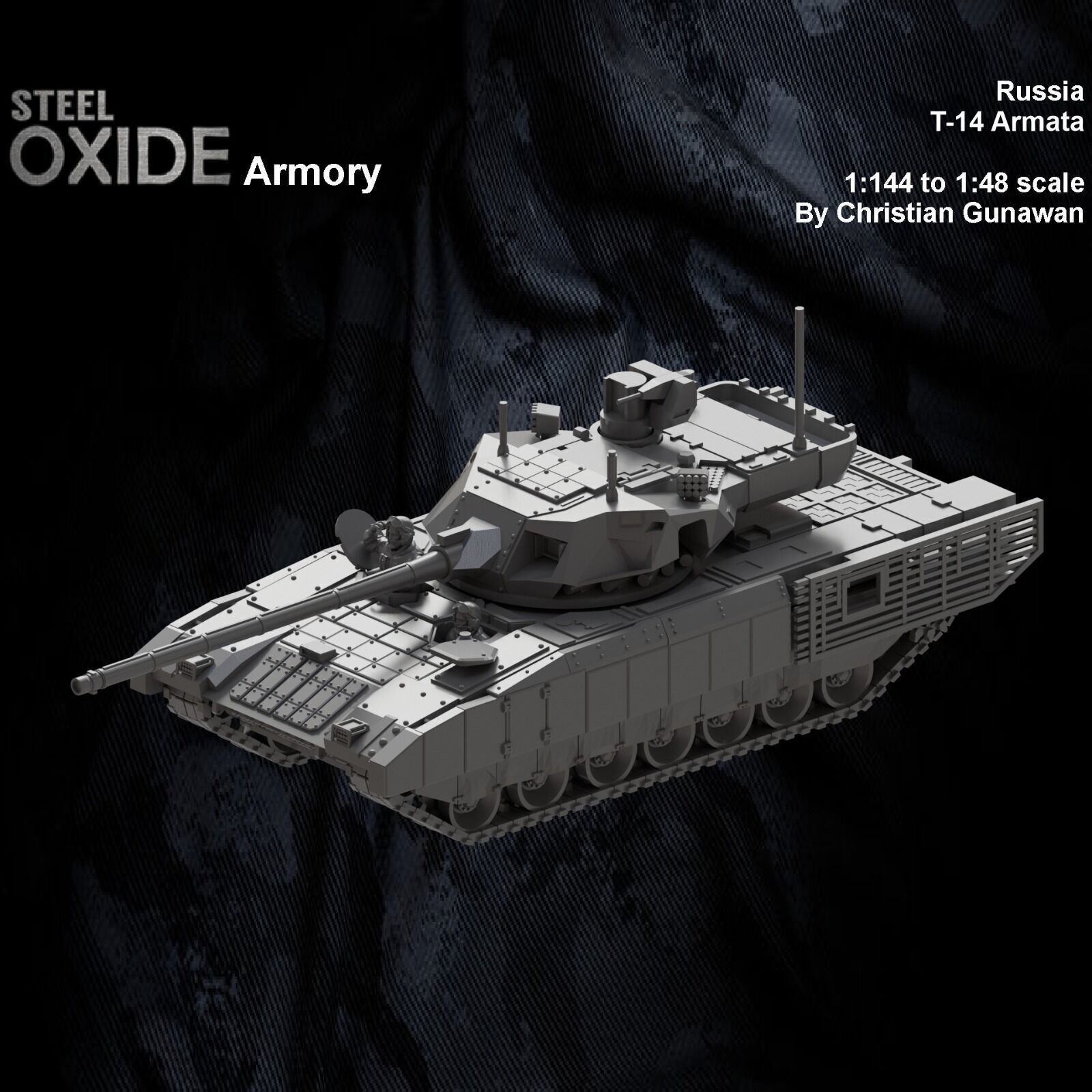 Russian T-14 Armata for 3D printing 3D print model_1