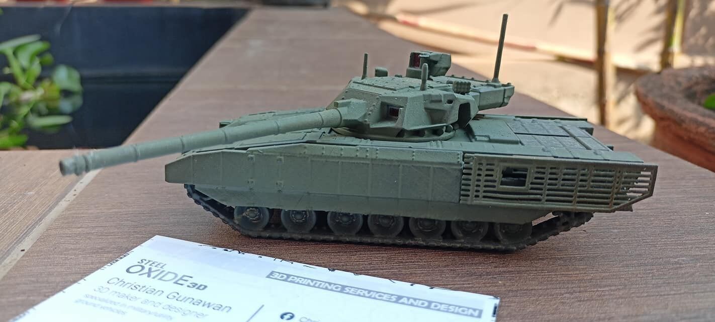 Russian T-14 Armata for 3D printing 3D print model_3