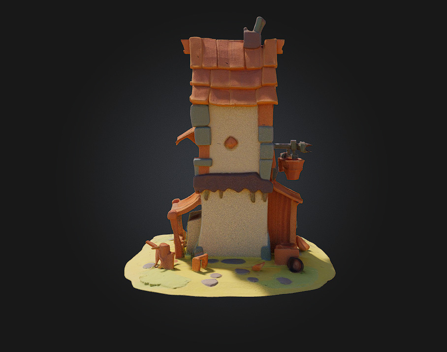 Enchanted Workshop 3D model_1
