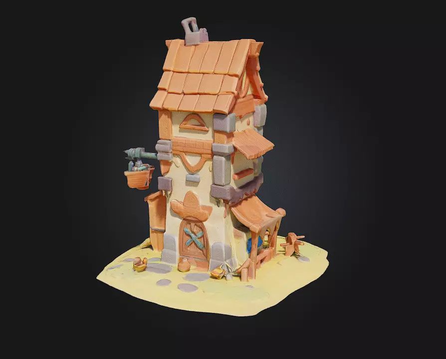 Enchanted Workshop 3D model_0