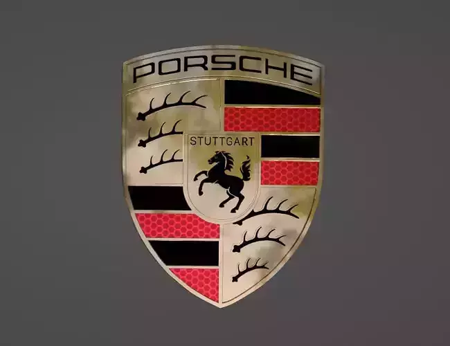 NEW 2024 PORSCHE Badge 3D Printable