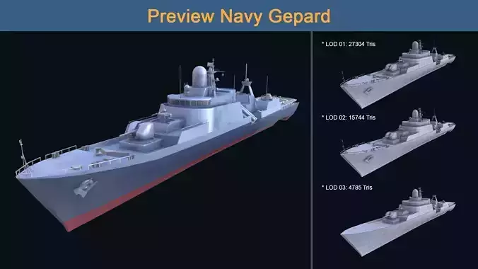 Asset - Army - Warship - Navy Gepard