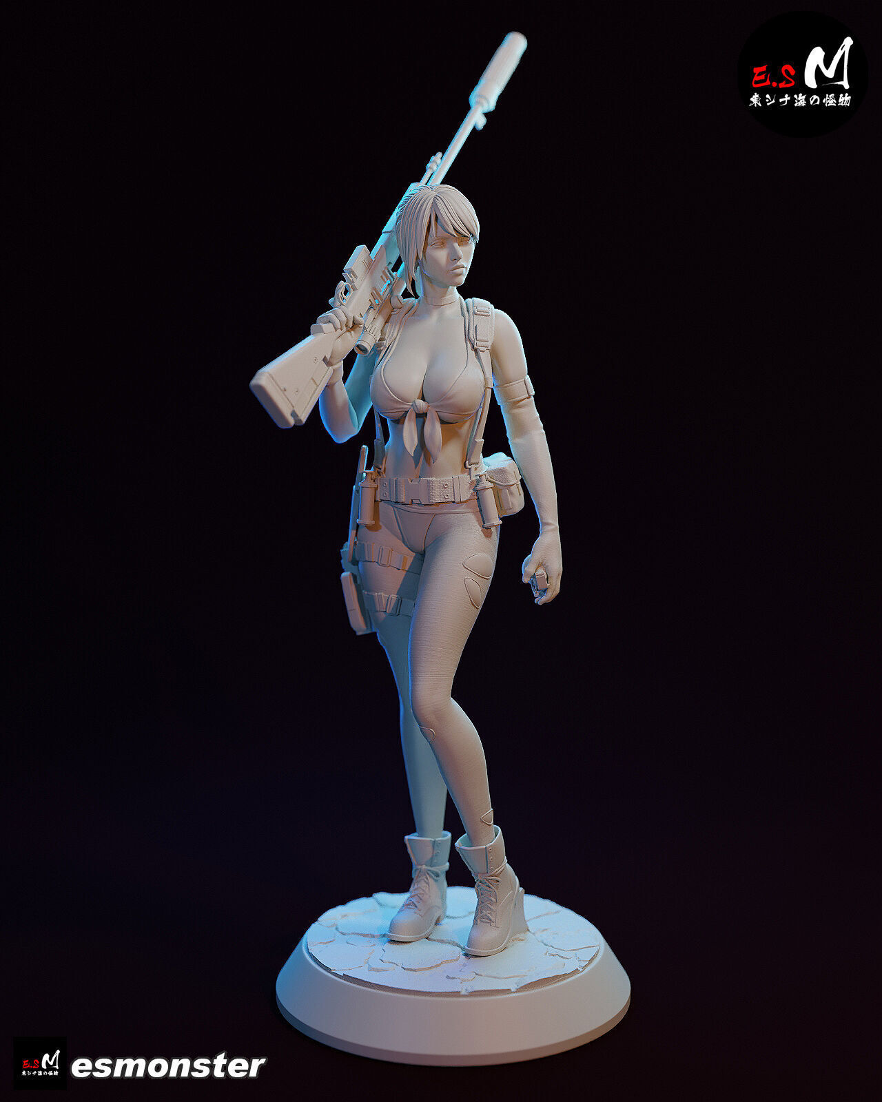 MGSV Quiet with NSFW BY ESM 3D print model_7