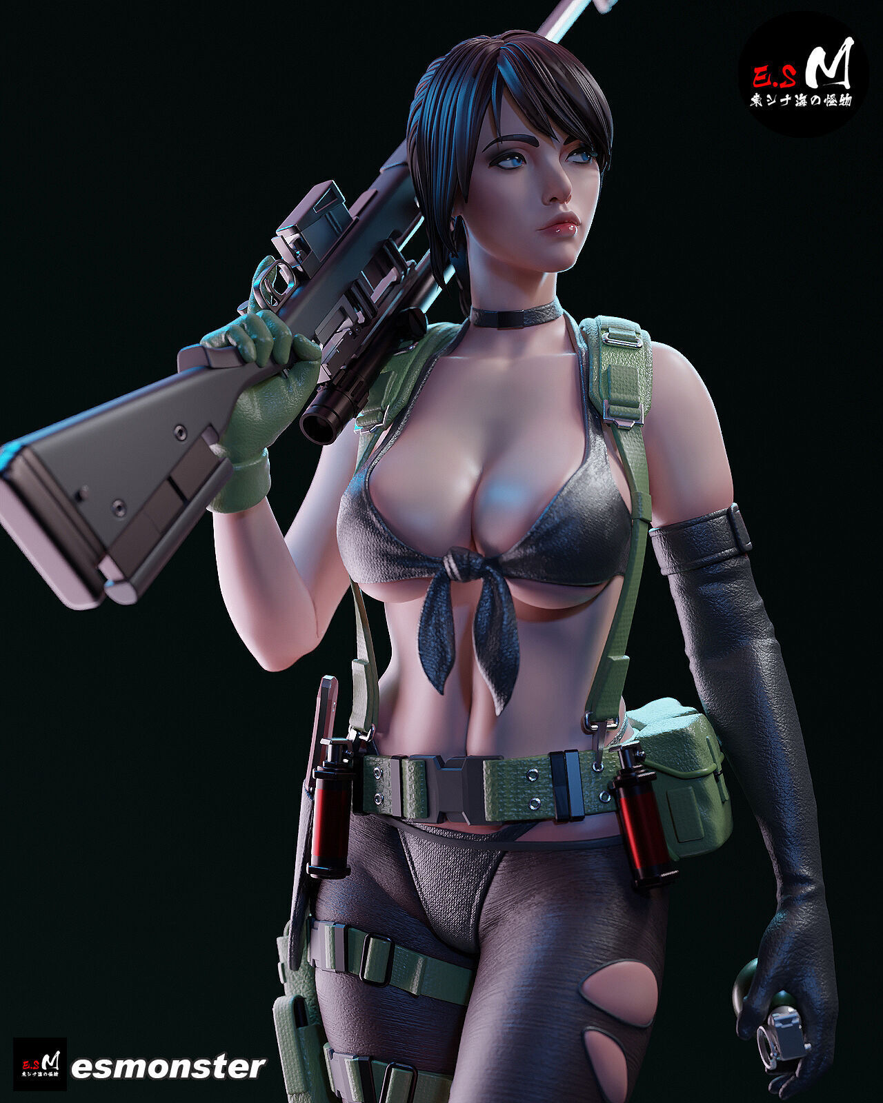 MGSV Quiet with NSFW BY ESM 3D print model_16