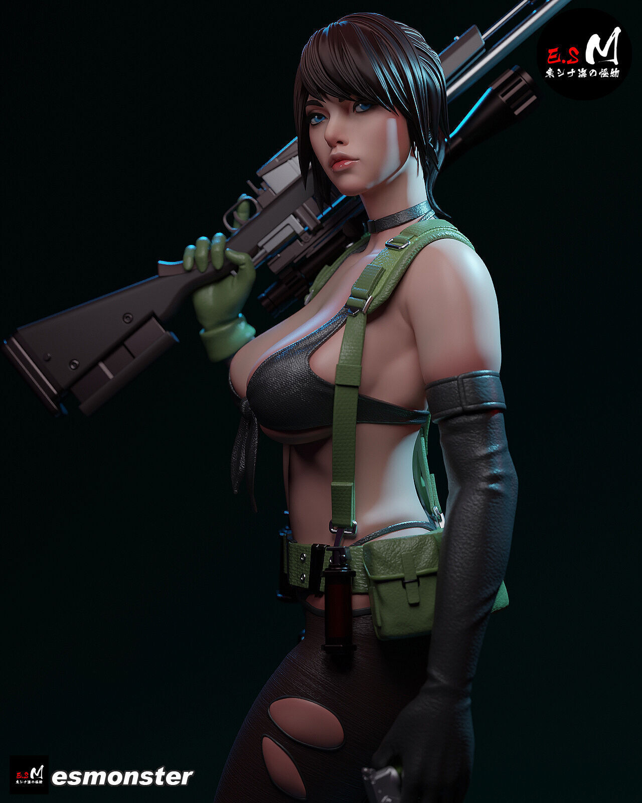 MGSV Quiet with NSFW BY ESM 3D print model_12