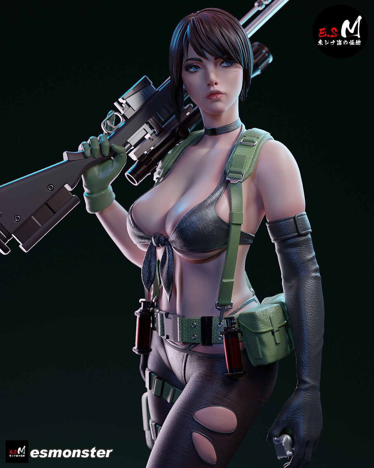 MGSV Quiet with NSFW BY ESM 3D print model_18