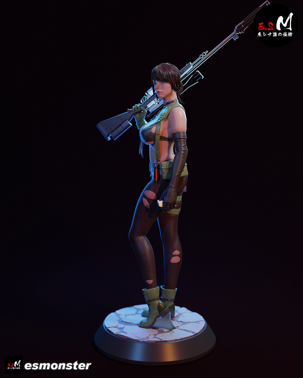 MGSV Quiet with NSFW BY ESM 3D print model_5