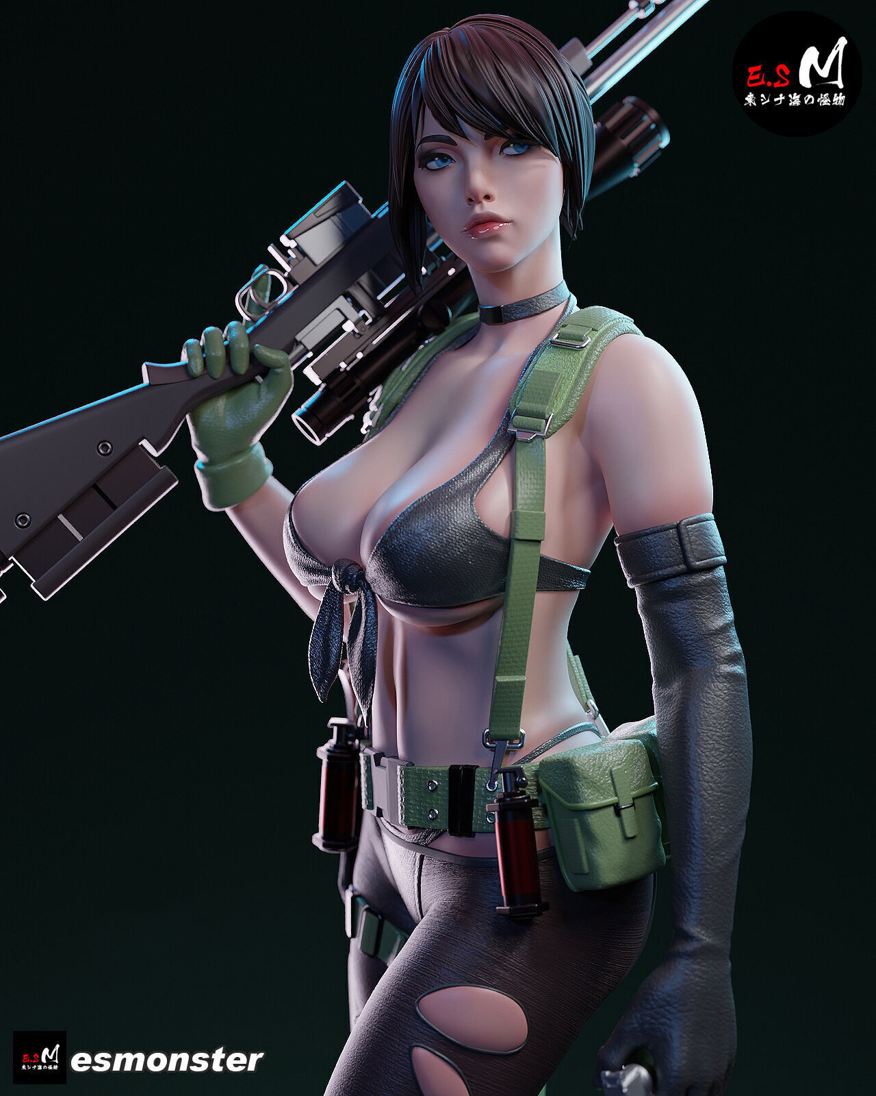 MGSV Quiet with NSFW BY ESM 3D print model_15