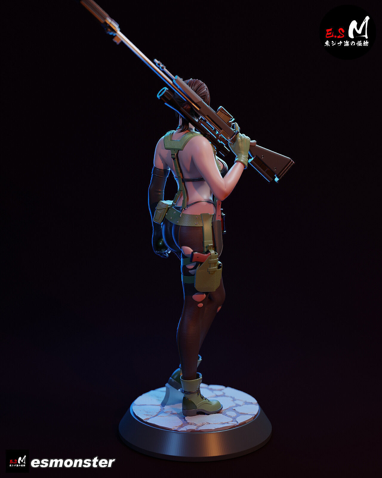 MGSV Quiet with NSFW BY ESM 3D print model_4