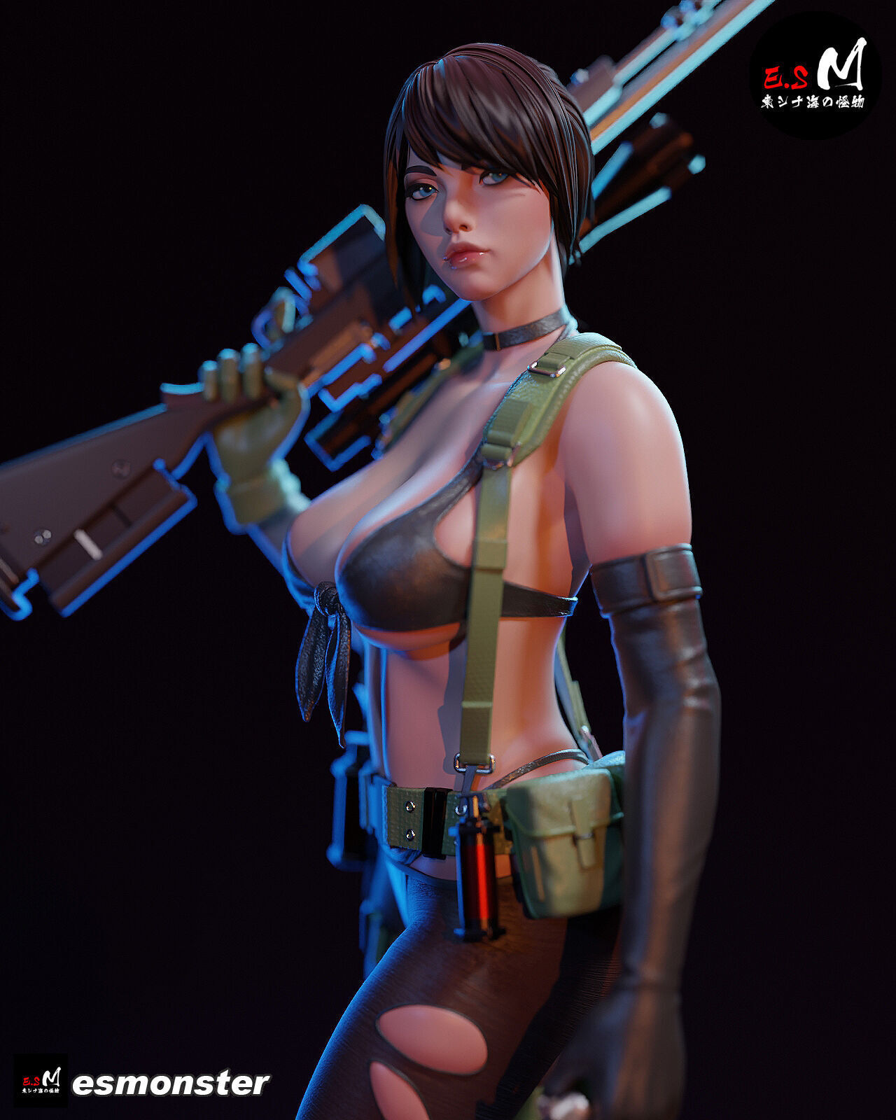 MGSV Quiet with NSFW BY ESM 3D print model_20