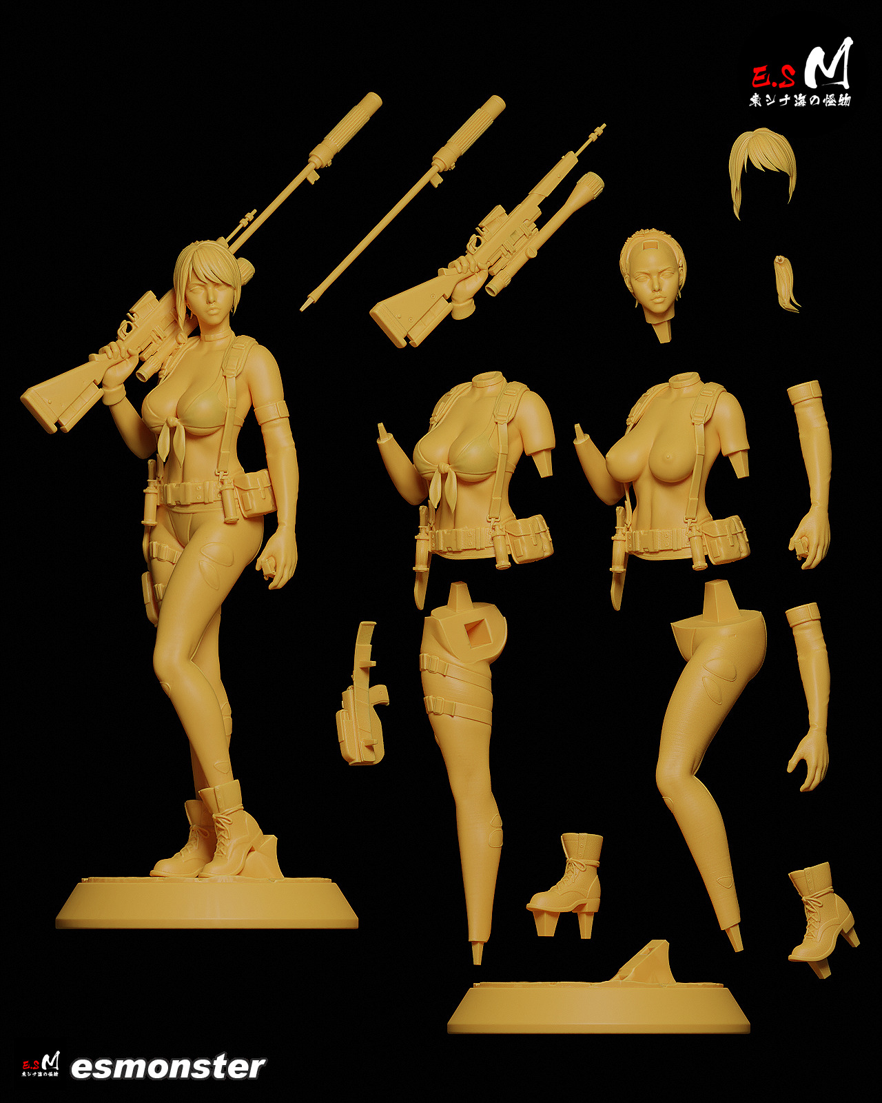 MGSV Quiet with NSFW BY ESM 3D print model_1