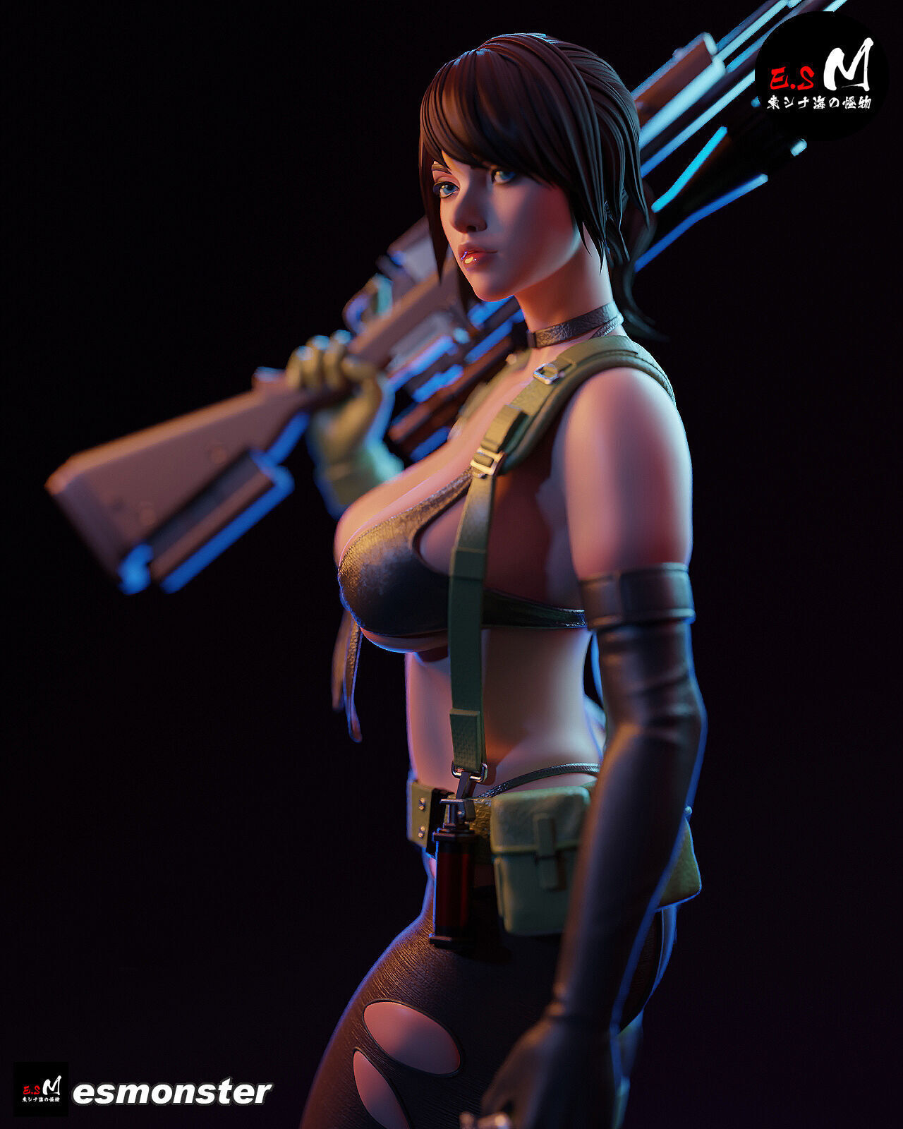 MGSV Quiet with NSFW BY ESM 3D print model_19