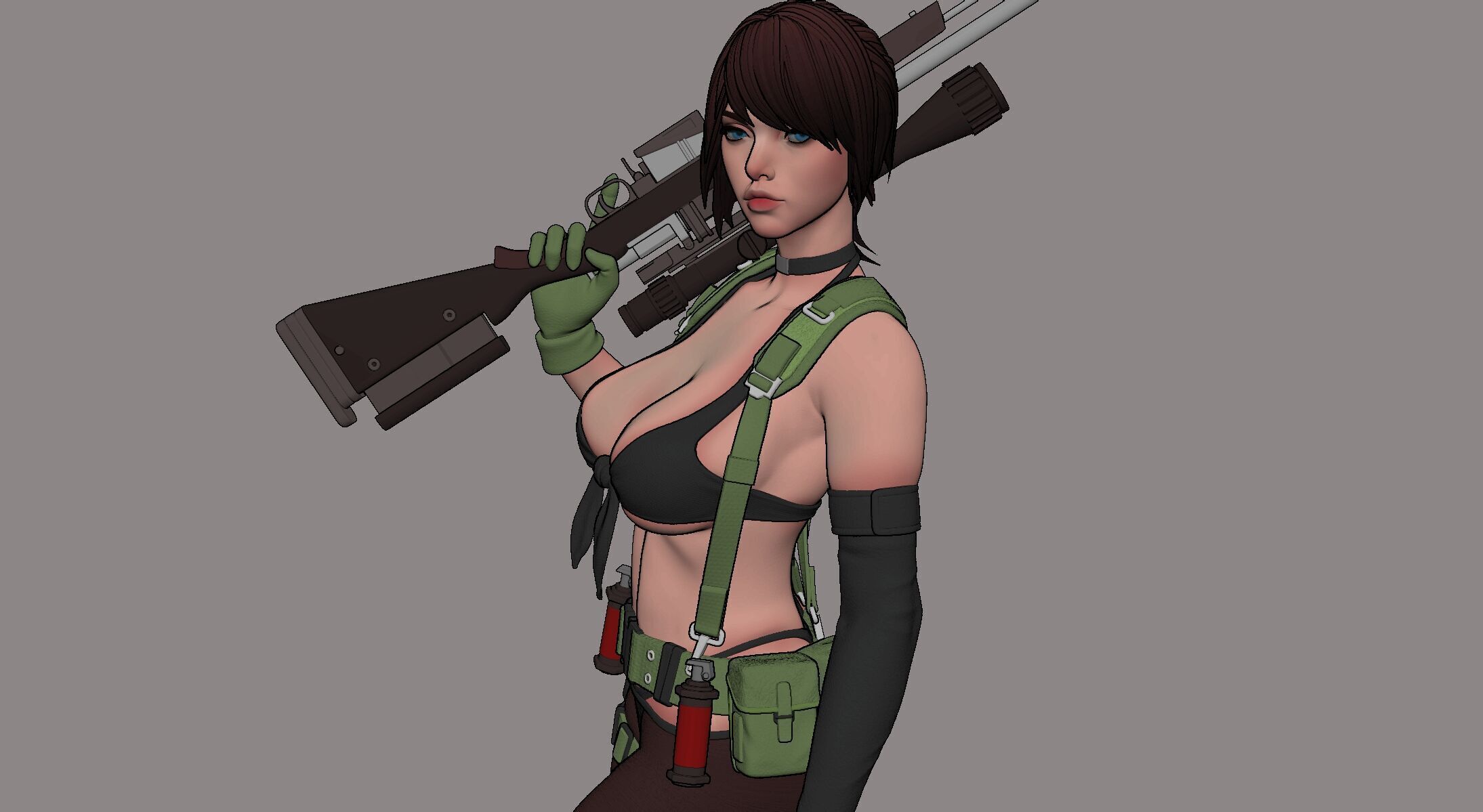 MGSV Quiet with NSFW BY ESM 3D print model_11