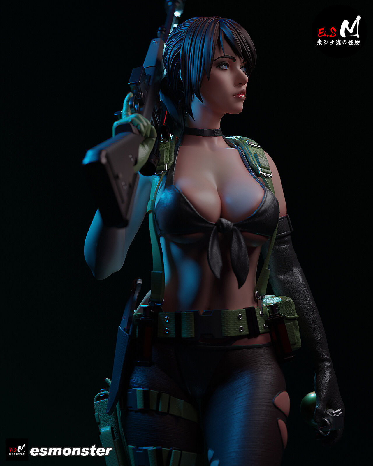 MGSV Quiet with NSFW BY ESM 3D print model_13