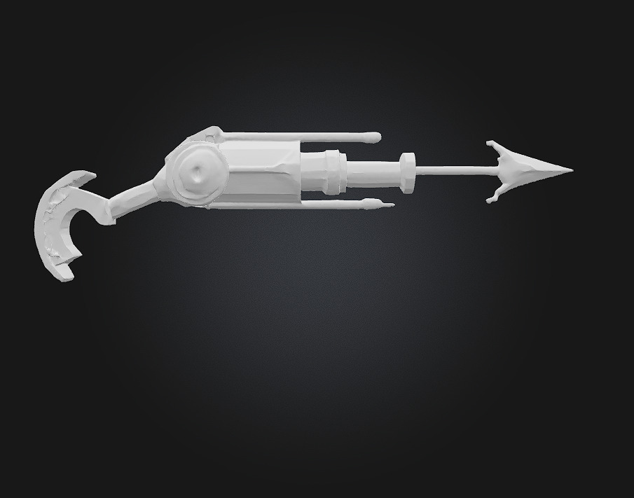 Harpoon Launcher  3D model_5
