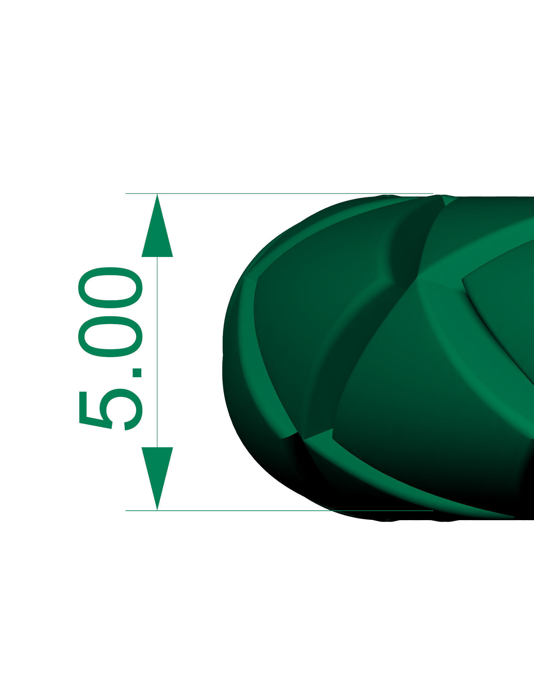 2 SIZE  Top Sold Fancy Italian Chain 3D Model 3D Model Collection_4