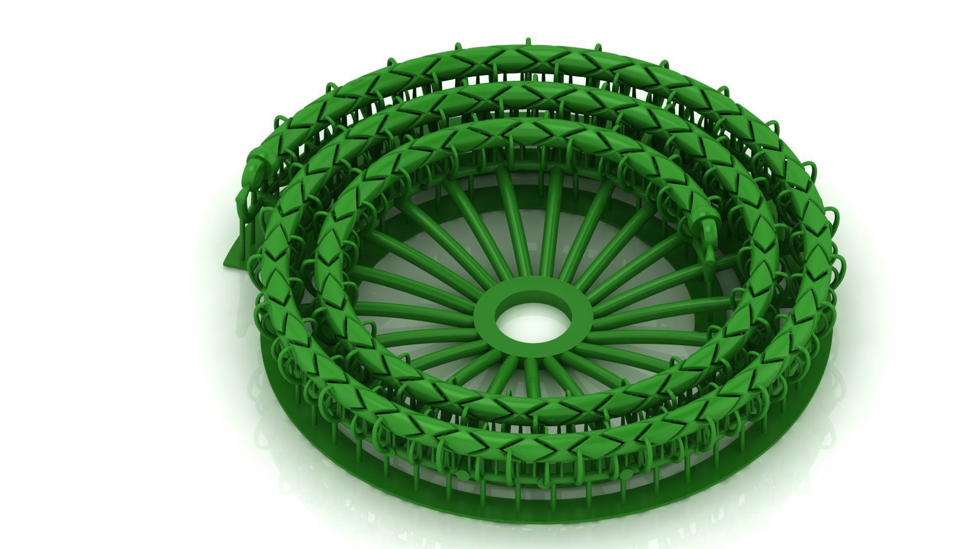 2 SIZE  Top Sold Fancy Italian Chain 3D Model 3D Model Collection_3