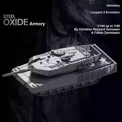 Leopard 2 Evolution for 3D printing 3D print model