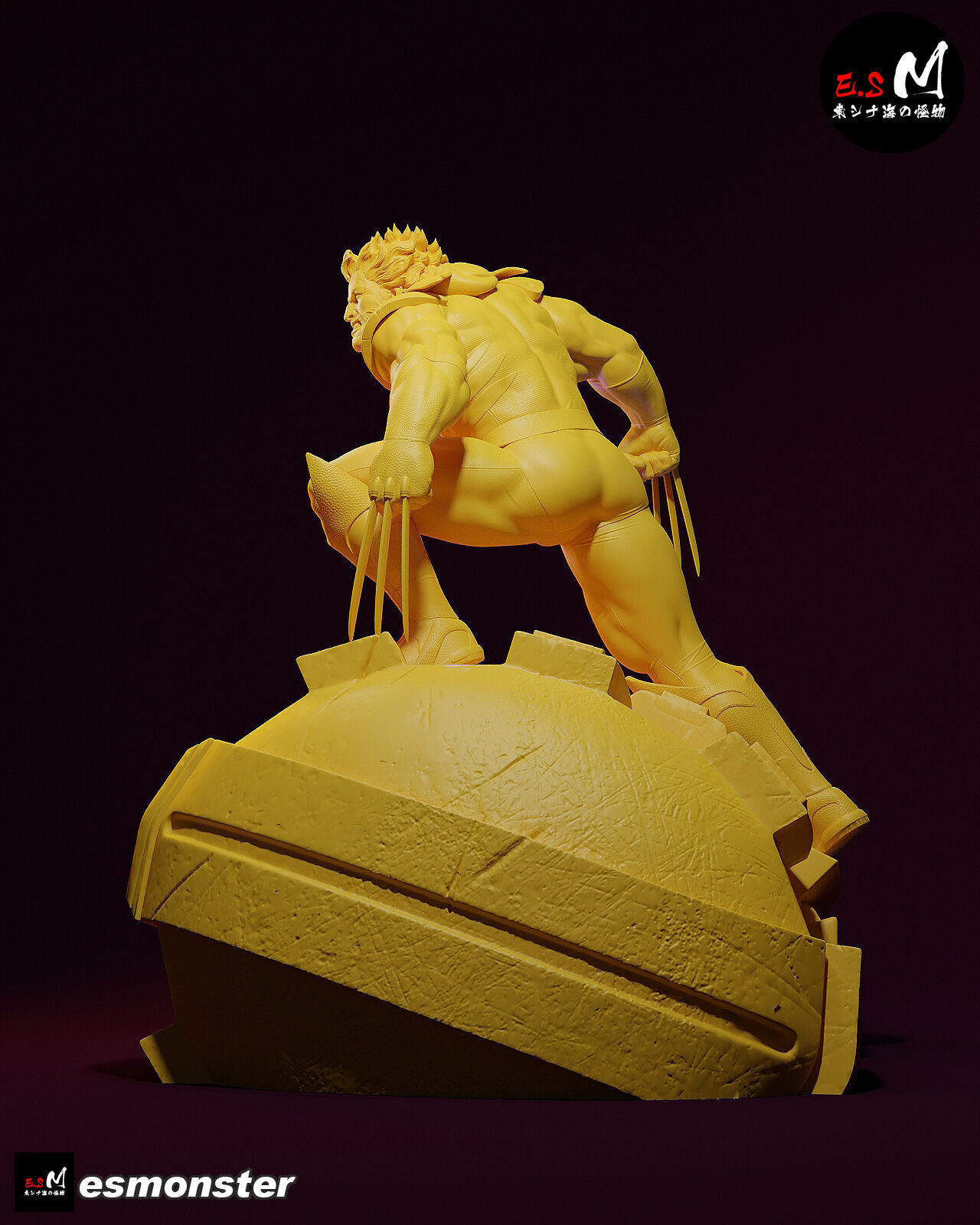 Wolverine vs Sentinel CHARACTER BY ESM 3D print model_7