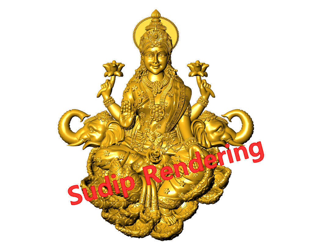 new laxmi ji 52 files 3D print model_49