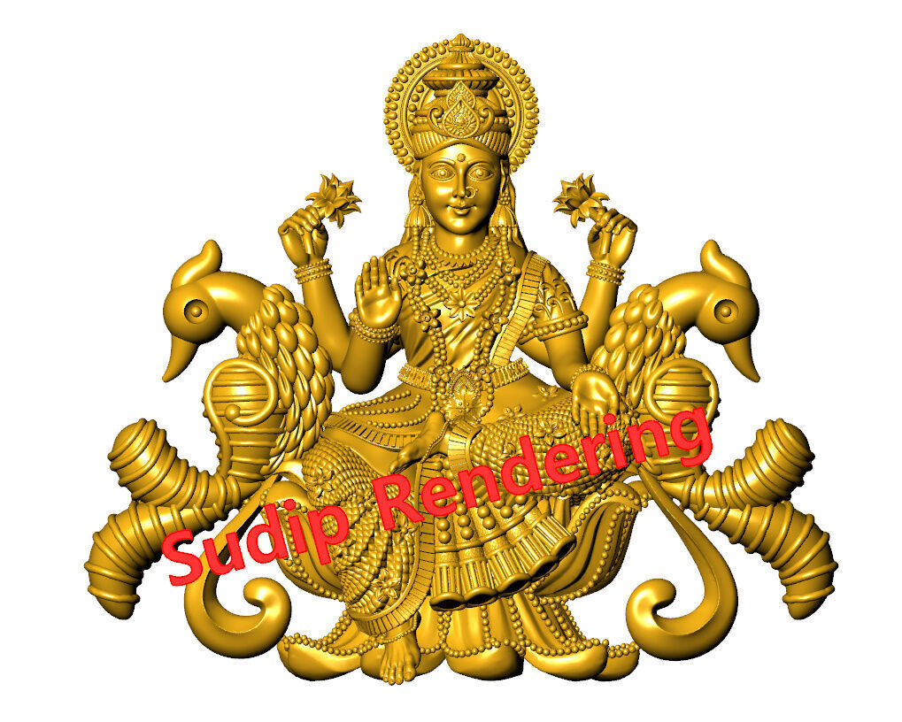 new laxmi ji 52 files 3D print model_46