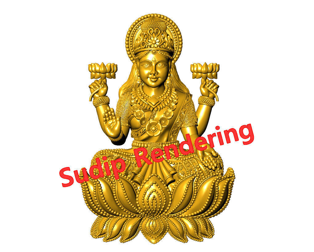 new laxmi ji 52 files 3D print model_35