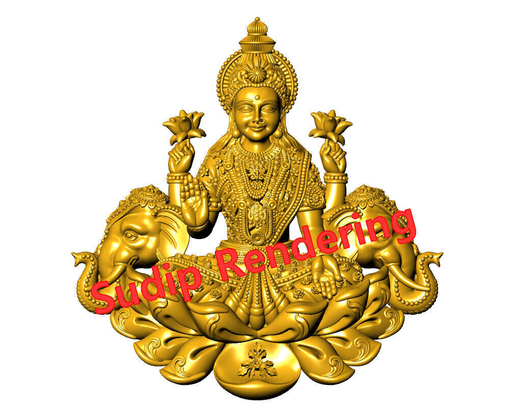 new laxmi ji 52 files 3D print model_44