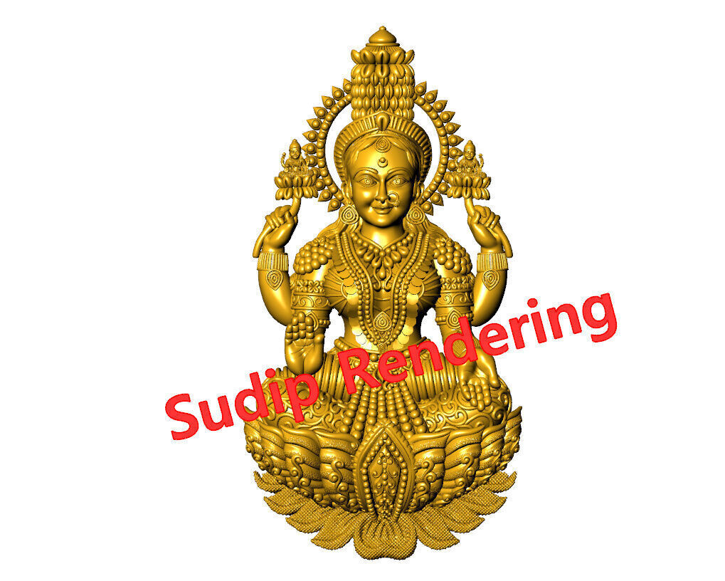 new laxmi ji 52 files 3D print model_23