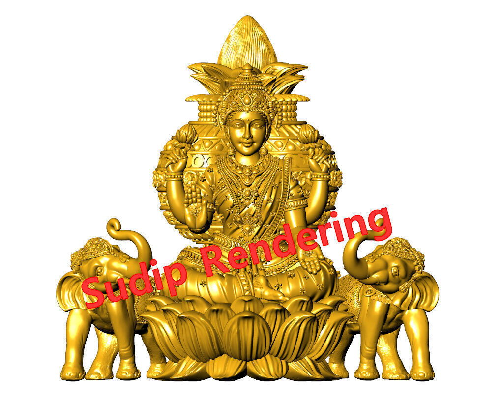 new laxmi ji 52 files 3D print model_38