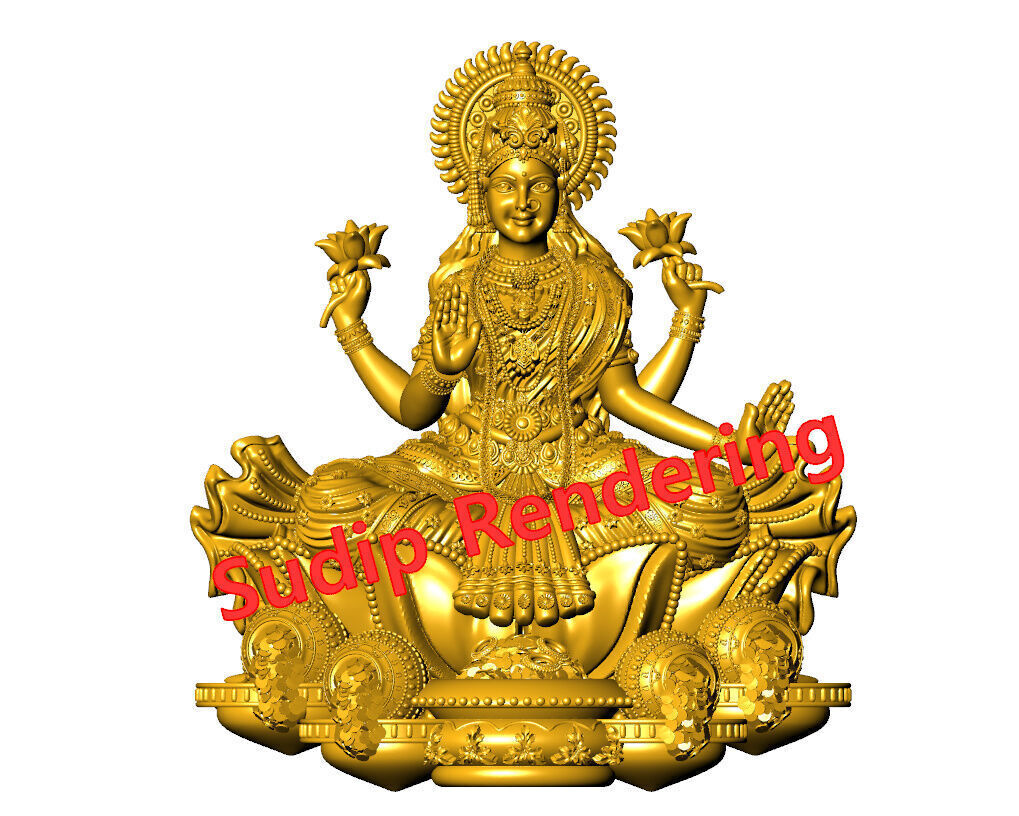 new laxmi ji 52 files 3D print model_37