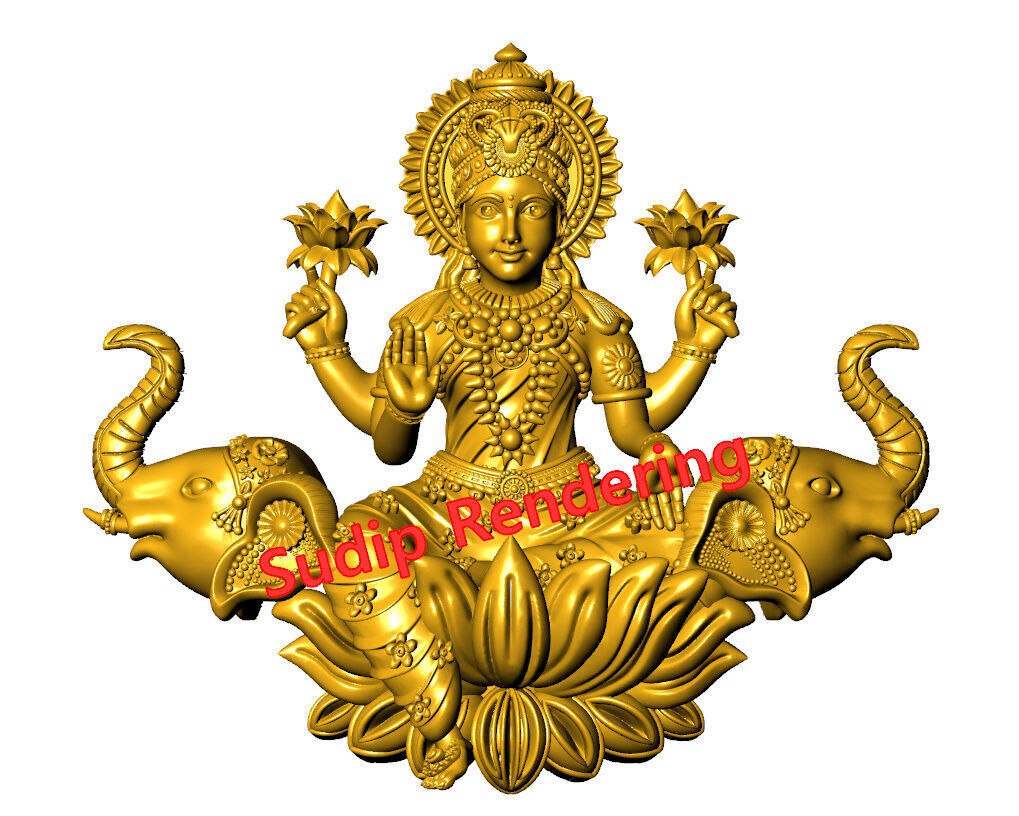 new laxmi ji 52 files 3D print model_3