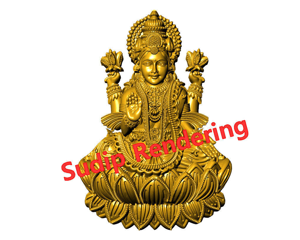 new laxmi ji 52 files 3D print model_22