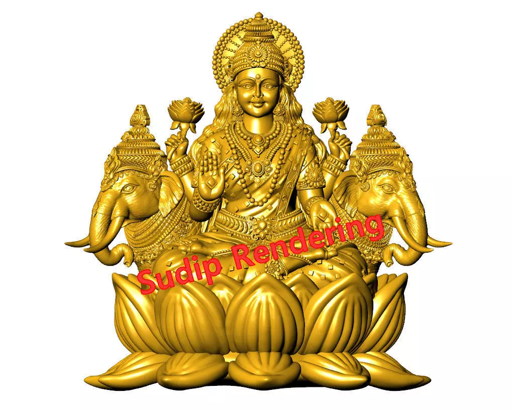 new laxmi ji 52 files 3D print model_0